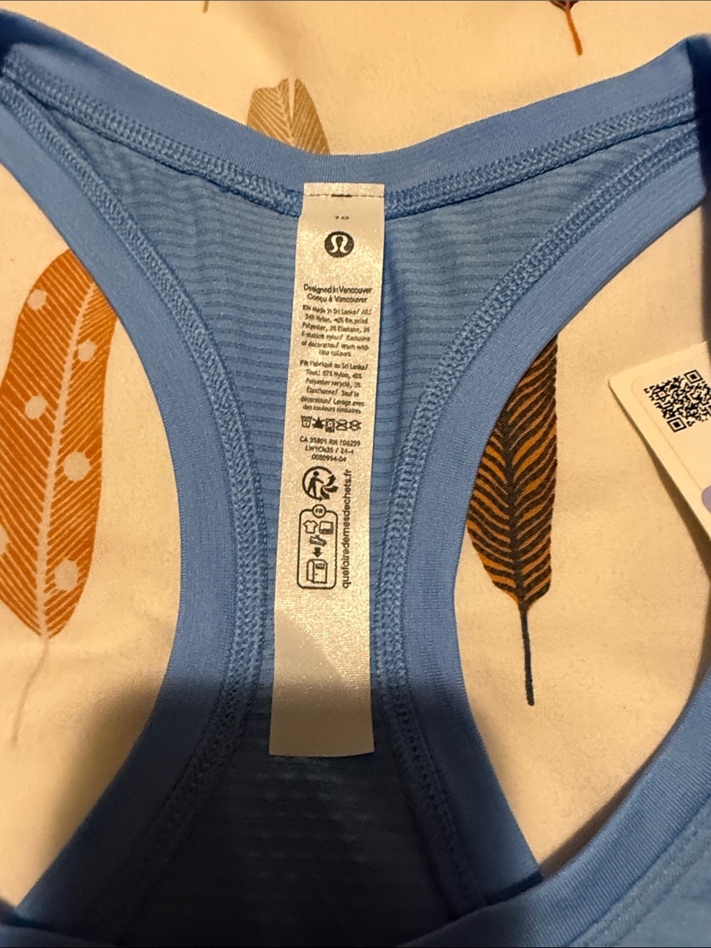 lululemon athletica Sky Blue Racerback Tank - Picture 5 of 5